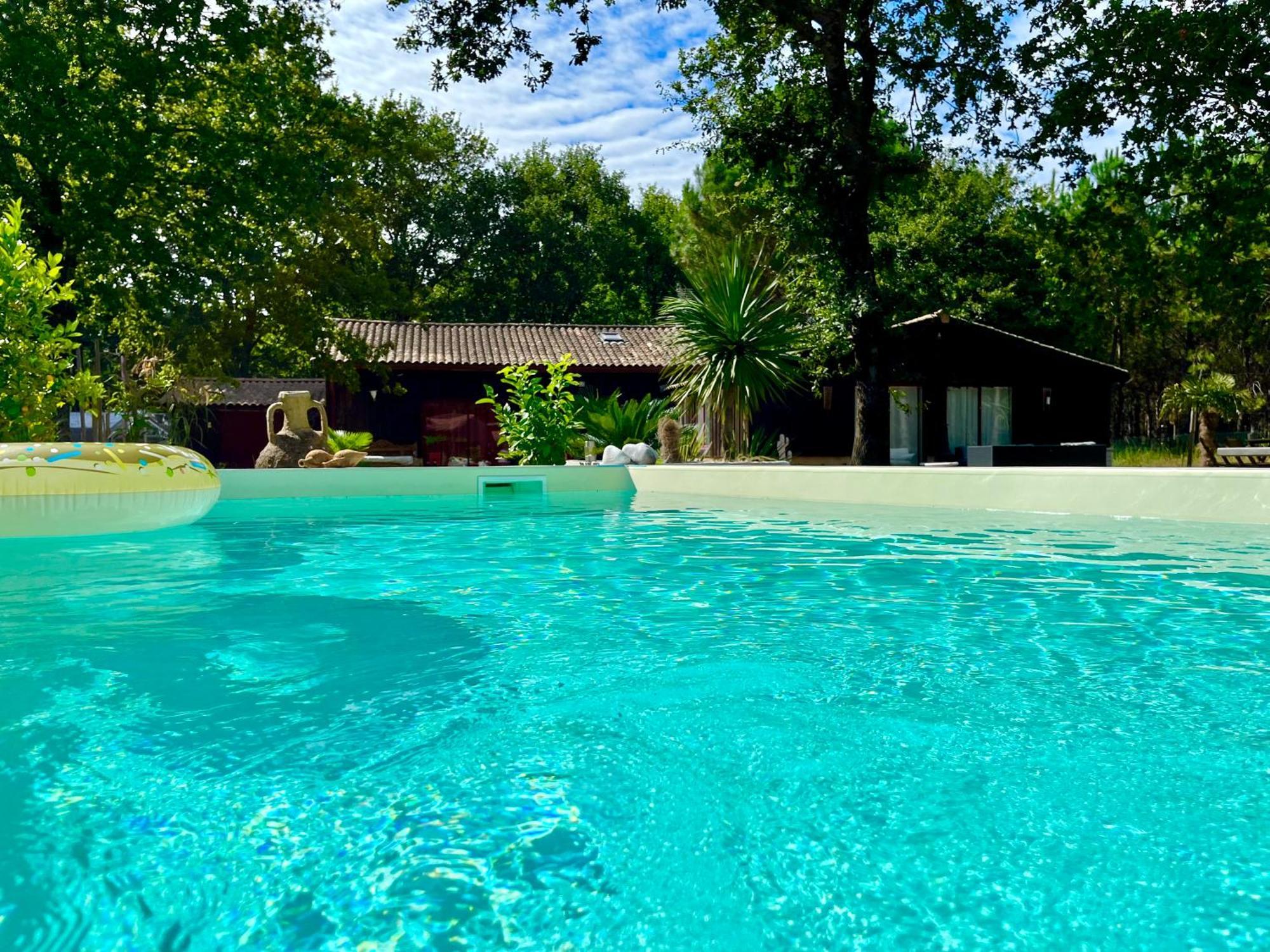 Hacienda de la Canopée Hourtin Esterno foto